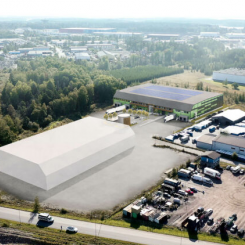 Stendörren utvecklar logistikfastigheter i Brunna i Upplands-Bro. Foto: Stendörren