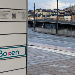 DHL i samarbete med iBoxen. Foto: iBoxen