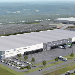 Kuehne+Nagel ska sköta driften av den 15 000 kvadratmeter stora logistikytan i Torsvik, Jönköping. Foto: Kuehne+Nagel