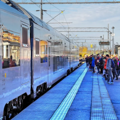 Svenskarnas resande minskade med 13 procent under pandemin. Foto: Trafikanalys