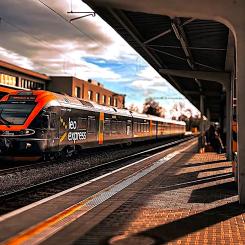 Leo Express på väg till Lviv. Foto: Leo Express