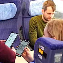 Resenärer bör enkelt kunna använda biljettsystemet så att de kan köpa biljetter från olika operatörer i en och samma transaktion. Foto: DB AG / Volker Emersleben