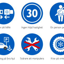 Transportstyrelsen lägger förslag på ändrade regler för A-traktorer. Bild: Transportstyrelsen