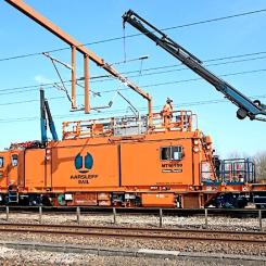 Aarsleff Rail har nyligen avslutat byggnationer av gångbroar och hissystem vid stationerna i Dale och Evanger på Bergensbanen i Norge, berättade en representant för Aarsleff Rail på mässan. Detta projekt är en del av den modernisering som genomförs för att förbättra kapaciteten och rusta stationerna för framtida trafik. 
Foto: Aarsleff Rail