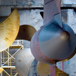ABB utvecklar ett koncept för elanläggning med dubbla bränslen för fartygsdrift. Foto: ABB
