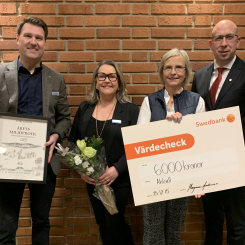 Prisutdelning Årets Miljöprofil Foto: Ahlsell