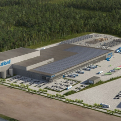 Ahlsells nya centrallager i Norge. Foto: Niam