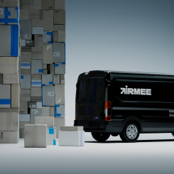 Logistikföretaget Airmee fortsatte att öka omsättningen med förbättrade marginaler 2023. Foto: Airmee