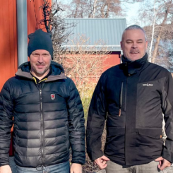 Andreas Hedström, Åkerströms och Anders Garén, Ragn-Sells. Foto: Åkerströms