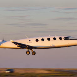 Helelektriska flygplanet Alice gör sin första flygning. Foto: DHL