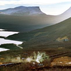 ERTMS är nu i drift i kontrollområdena i Kiruna, Gällivare, Linaälv och delar av Björkliden. Foto: Alstom