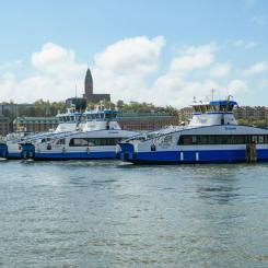 Från och med december 2025 blir färjetrafiken på älven i Göteborg helt elektrifierad. Fotograf: Petra Ebbeson.