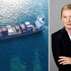 Andréa Jällbrink, Head of Shipping och delägare på Setterwalls. Foto: Setterwalls