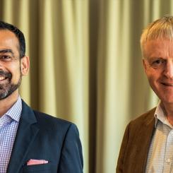 Ankush Malhotr tar över stafettpinnen efter medgrundaren Dag-Adler Blakseth. Foto: Element Logics