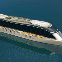 Avatar-konceptet innehåller enligt tillverkaren Meyer Turku flera innovativa lösningar såsom automatiserad logistik, alternativa materialval, hållbar hyttdesign och avancerad energieffektivitetsoptimering. Bild: Meyer Turku (Åbo)