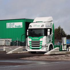 LBC Frakt inledde transporterna åt DSV den 1 april 2024 och kommer under året successivt att ta över mer och mer av trafiken. Foto: LBC Frakt