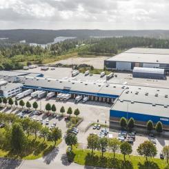 Logistikfastigheten i Borås. Foto: SLP