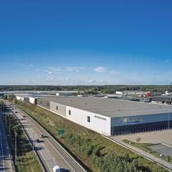 Företaget kommer att flytta in i fastigheten under hösten 2023 vilket medför att samtliga 29 000 kvadratmeter är fullt uthyrda. Foto: Logicenters