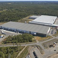 Fastigheten i Nykvarn. Foto: Logicenters