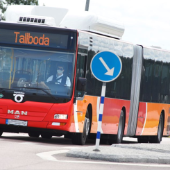Antikroppstester visar att en stor andel av bussförarna smittats av covid-19 fram till maj 2021. Foto: VTI