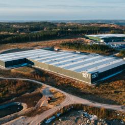 Lager 157 Logistics AB´s logistikcenter. Foto; Byggarvid