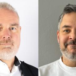 Christian Hallberg, koncernchef på Tempcon Group och Mikael Larsson, vd för Cold Star Logistics.