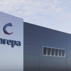 Catena uppför ny logistikanläggning för Carepa i Ängelholm. Foto: Catena