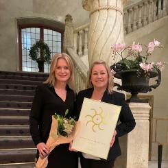 Från vänster: Charlotte Holmbergh och Camilla Karlsson. Foto: Norwegian