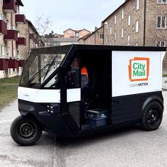 Det elektriska leveransfordonet EVIG. Foto: CityMail