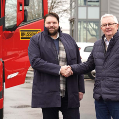 David Rhudin tar nu över som vd samtidigt som Christer Ohlsson får en mer strategisk roll. Foto: Ohlssons