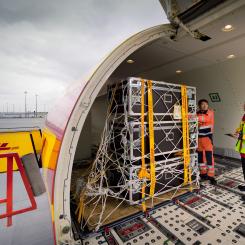 Tjänsten stöds av ett flyg- och marknätverk som ska säkerställa kapacitet, förutsägbara ledtider och globalt enhetliga hanteringsstandarder. Foto: DHL