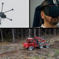Den 5G-utrustade drönaren användes som en luftburen basstation i mobilnätet, för att på så sätt skapa en tillfällig och robust uppkoppling. Foto: Skaparkraft Film & Musikproduktion
