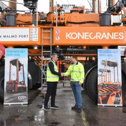 Mikael Johansson, Konecranes, Povl Dolleris Røjkjær Ungar, CMP. Foto: CMP.