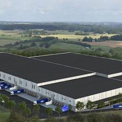 DSVs Logistikcenter i Rosersberg. Foto: DSV