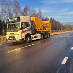 Ellastbil i Ljungby. Foto: Skanska