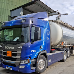 Wibax el-lastbilkan lasta 64 ton. Foto: Wibax