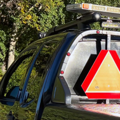 Antalet olyckor i trafik med A-traktorer ökat med 251 procent. Foto: If