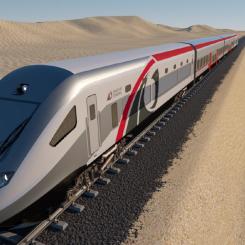 Höghastighetståg i Förenade Arabrepubliken. Foto: Etihad Rail
