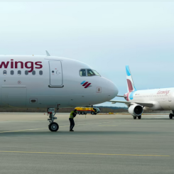 Eurowings plan på Arlanda. Foto: Daniel Asplund, Swedavia