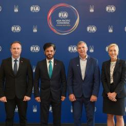 Willem Groenewald, Mohammed Ben Sulayem, Johanna Forseke. Foto: Greater Than