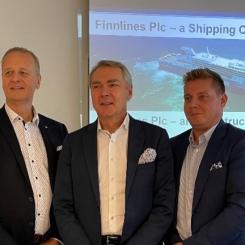 Presskonferens, Mariehamn. Foto: Finnlines