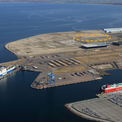 Flygfoto över Norra hamnen. Foto: Malmö stad