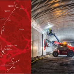 Den sexfiliga motorvägstunneln binder ihop norra och södra Stockholm och bidrar till smidigare resor för den som reser långväga genom Sverige. Foto: Trafikverket