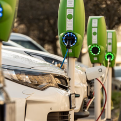 Gasbilar och laddhybrider körde runt 1 500 mil under 2023. Foto: Mostphotos