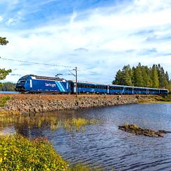Go-Aheads tåg på Sørlandsbanen ersätts av Vy när det nuvarande avtalet löper ut 2027. Foto: Go-Ahead.