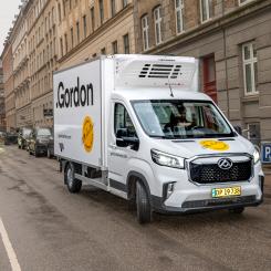 Gordon vill köra samma ellastbilar i Sverige som i Danmark Foto: Gordon