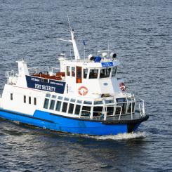Göteborgs Hamn AB:s inspektionsfartyg M/S Hamnen ute på uppdrag. Bild: Göteborgs Hamn AB.