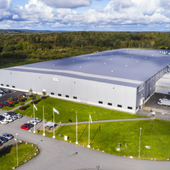 Den 28 000 kvadratmeter stora logistikfastigheten Göteborg Sörred 7:8. Foto: SLP