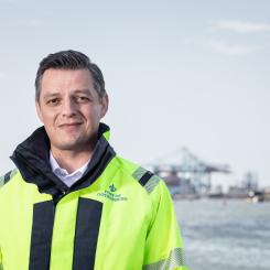 Elvir Dzanic. Bild: Göteborgs Hamn AB.