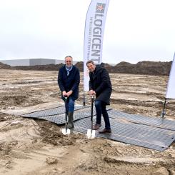 Den stora investeringen i området sträcker sig över totalt 41 500 kvadratmeter och logistikfastigheten kommer att byggas i två etapper. Foto: Logicenters